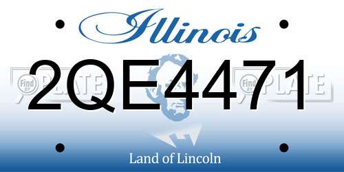 2QE4471 Illinois License Plate