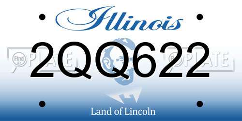 2QQ622 Illinois License Plate