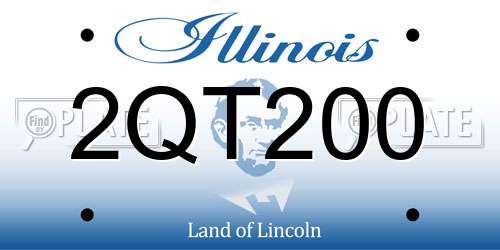 2QT200 Illinois License Plate