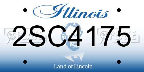 2SC4175 Illinois License Plate