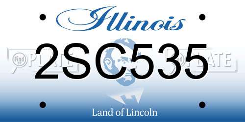2SC535 Illinois License Plate