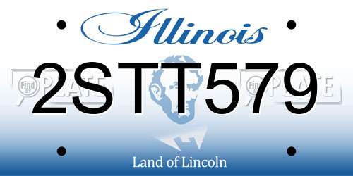 2STT579 Illinois License Plate