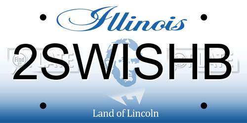 2SWISHB Illinois License Plate