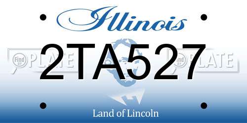 2TA527 Illinois License Plate