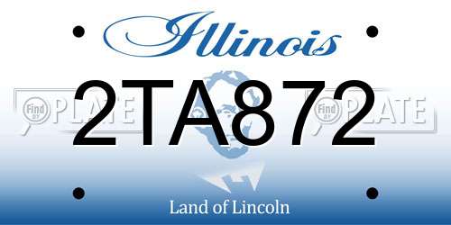 2TA872 Illinois License Plate