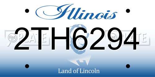 2TH6294 Illinois License Plate