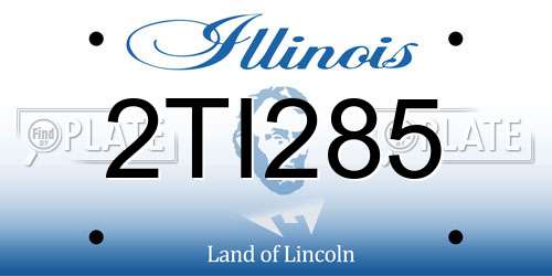 2TI285 Illinois License Plate