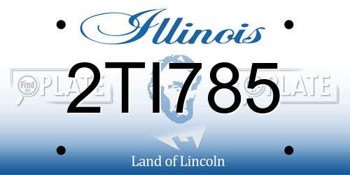 2TI785 Illinois License Plate