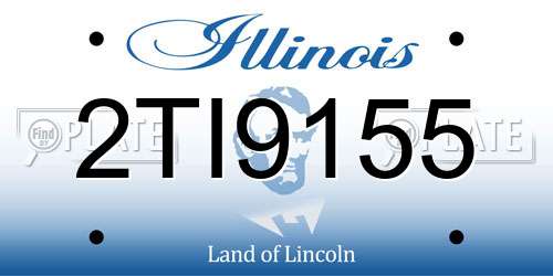 2TI9155 Illinois License Plate
