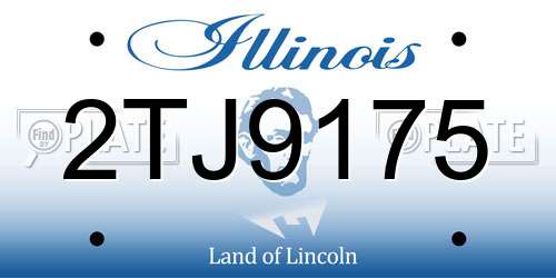 2TJ9175 Illinois License Plate