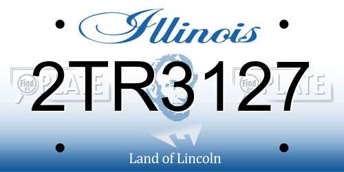 2TR3127 Illinois License Plate