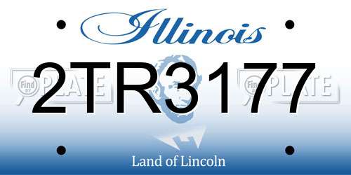 2TR3177 Illinois License Plate