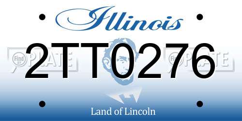 2TT0276 Illinois License Plate
