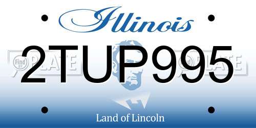 2TUP995 Illinois License Plate