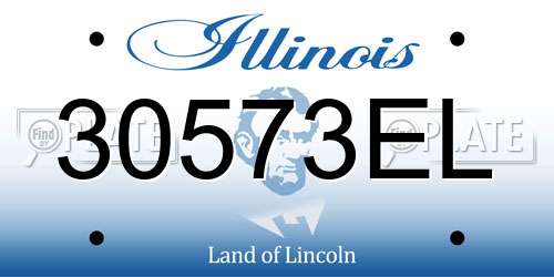 30573EL Illinois License Plate