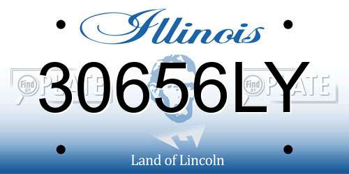 30656LY Illinois License Plate