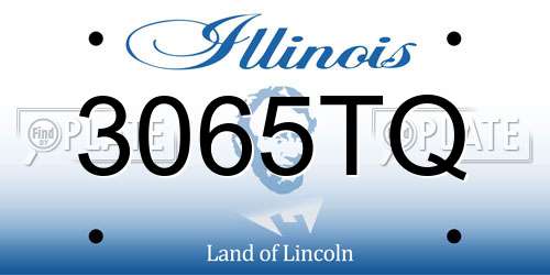 3065TQ Illinois License Plate