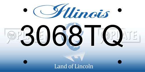 3068TQ Illinois License Plate