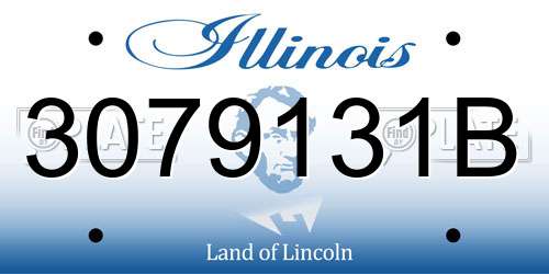 3079131B Illinois License Plate