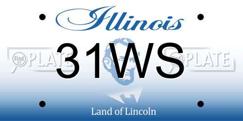 31WS Illinois License Plate