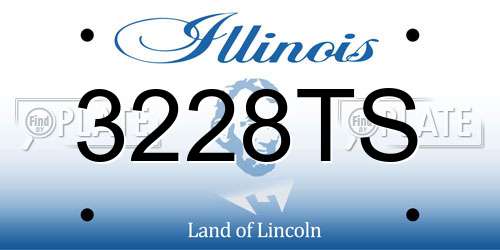 3228TS Illinois License Plate