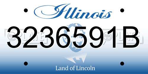 3236591B Illinois License Plate