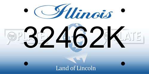 32462K Illinois License Plate
