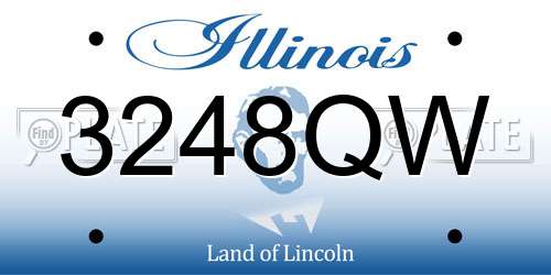 3248QW Illinois License Plate