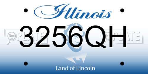 3256QH Illinois License Plate