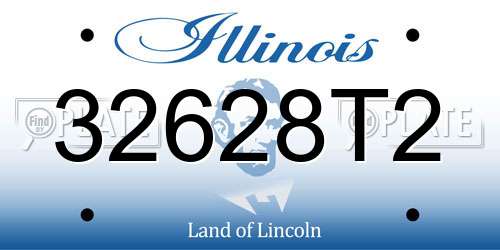32628T2 Illinois License Plate