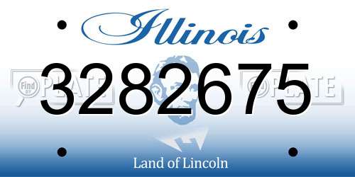 3282675 Illinois License Plate
