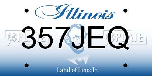 357JEQ Illinois License Plate