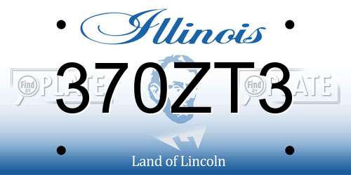 370ZT3 Illinois License Plate