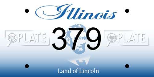 379 Illinois License Plate