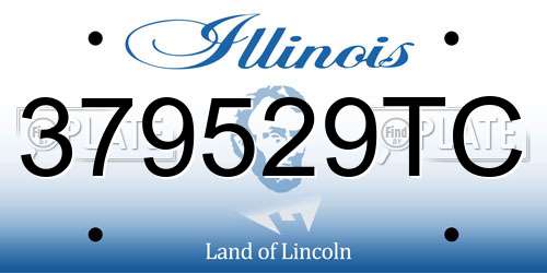 379529TC Illinois License Plate