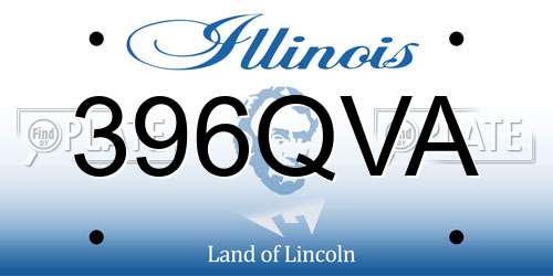 396QVA Illinois License Plate