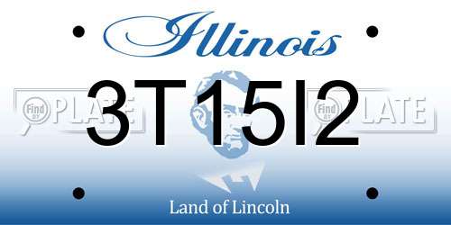 3T15I2 Illinois License Plate