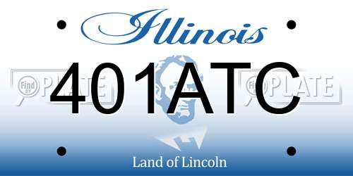 401ATC Illinois License Plate