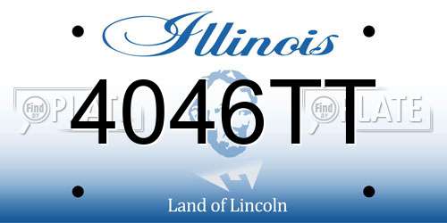 4046TT Illinois License Plate