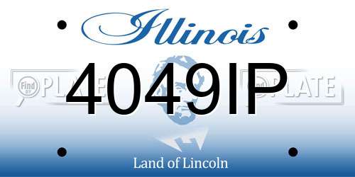 4049IP Illinois License Plate