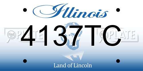 4137TC Illinois License Plate