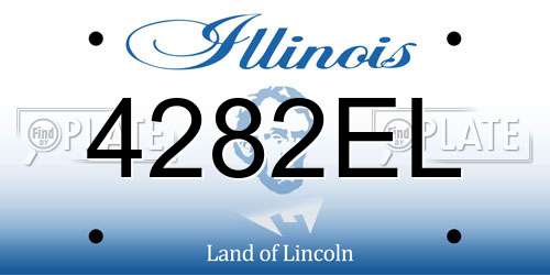 4282EL Illinois License Plate