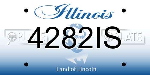 4282IS Illinois License Plate