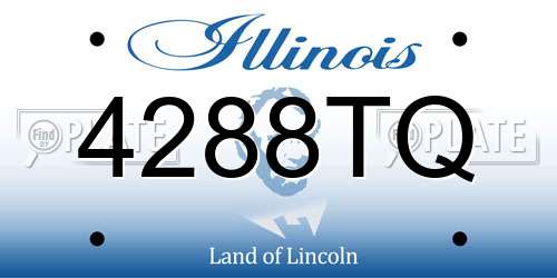 4288TQ Illinois License Plate