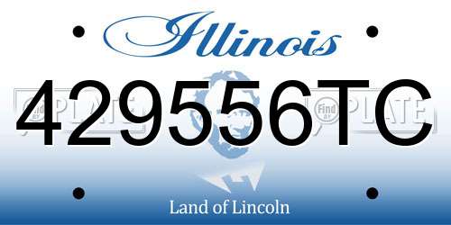 429556TC Illinois License Plate