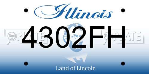 4302FH Illinois License Plate
