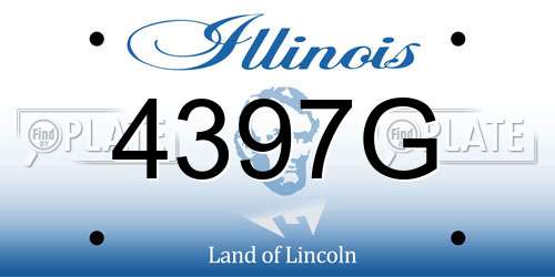 4397G Illinois License Plate