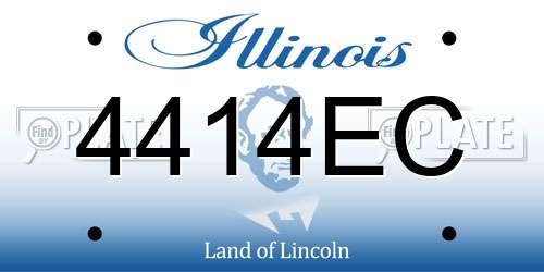 4414EC Illinois License Plate