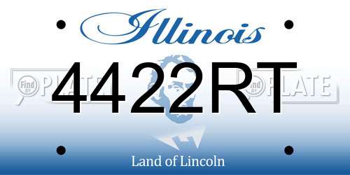4422RT Illinois License Plate