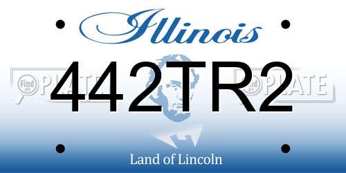 442TR2 Illinois License Plate